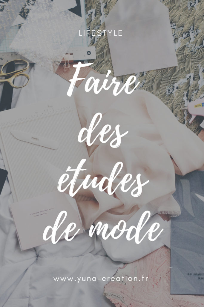 faire des études en mode
